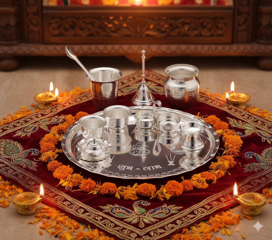 Pooja Set-(Pack Of 10)-PS-6