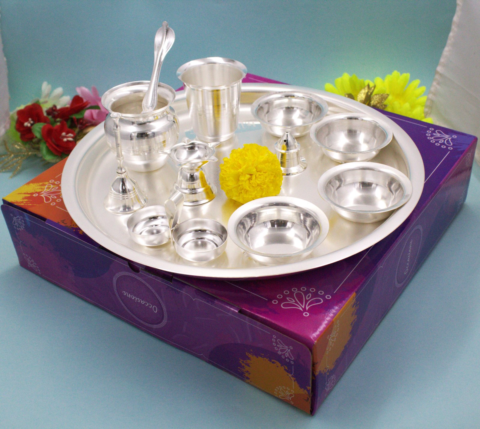 Pooja Set-(Pack Of 12)-PS-3 - Image 4