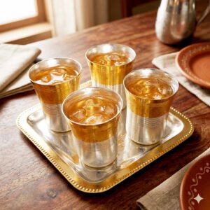 Tray/Glass Set-(Pack Of 5)-GT 45(GS)