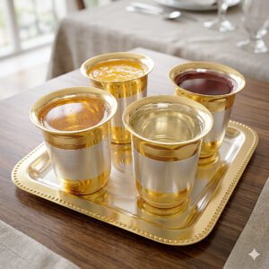 Tray/Glass Set-(Pack Of 5)-GT 48(GS)