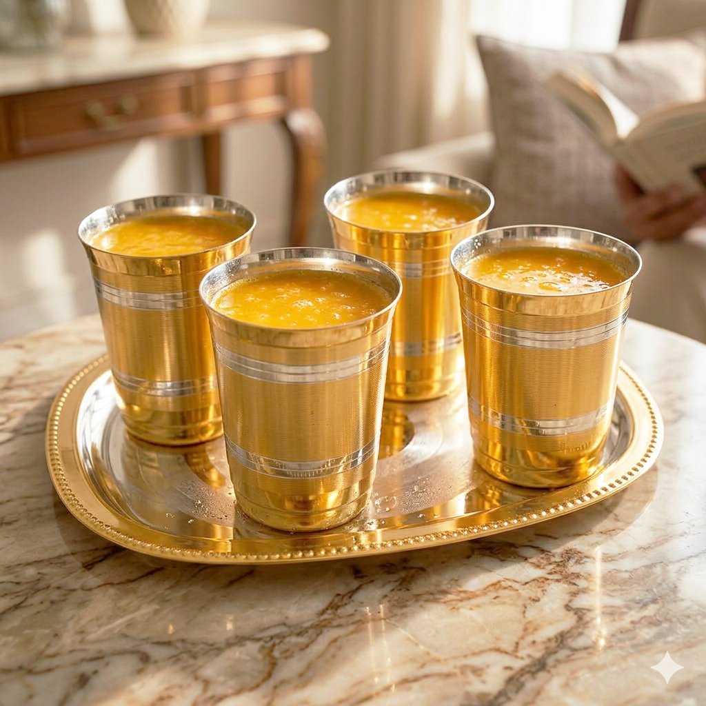Tray/Glass Set-(Pack Of 5)-GT 50(GS)