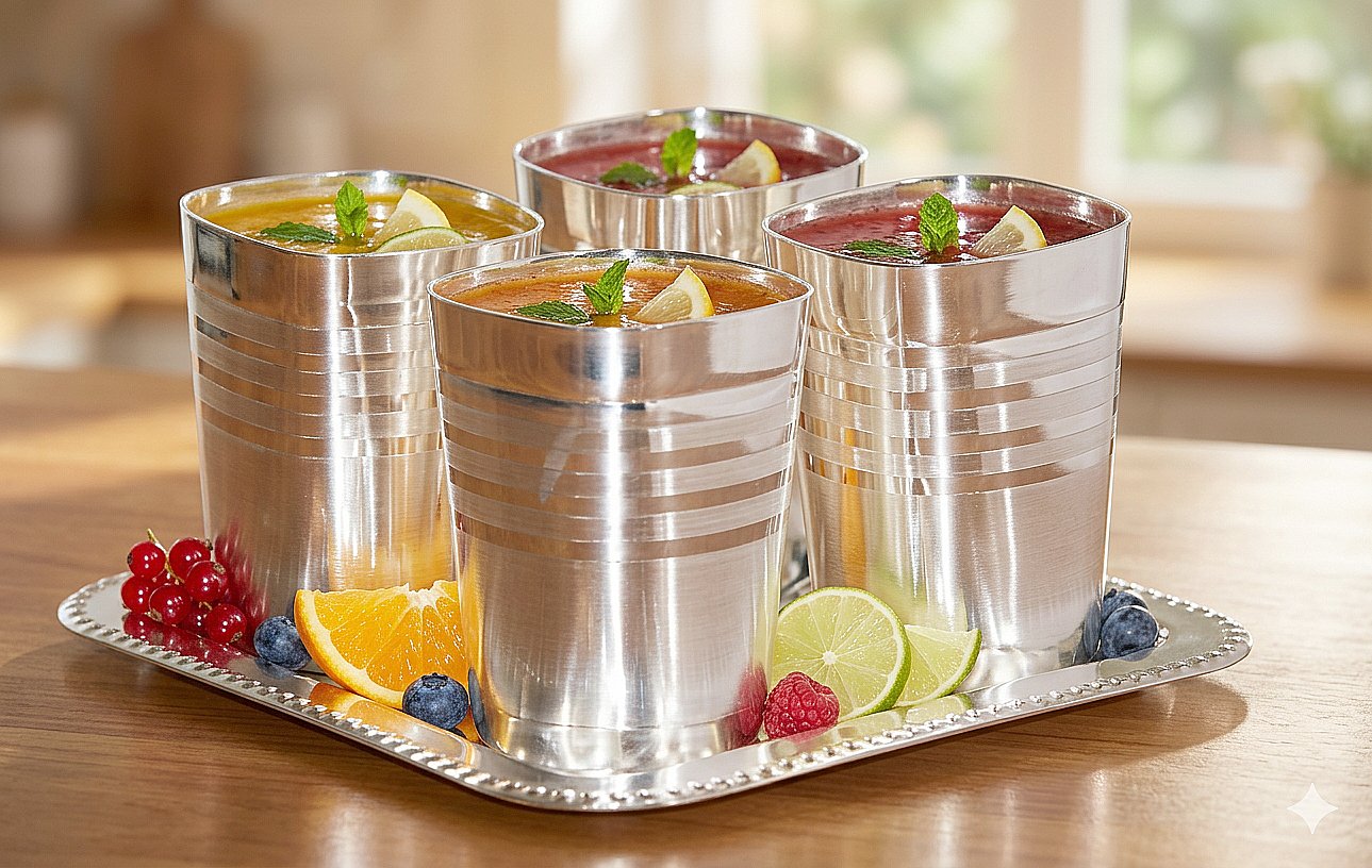 Tray/Glass Set-(Pack Of 5)-GT 51