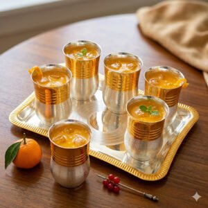 Tray/Glass Set-(Pack Of 7)-GT 62(GS)