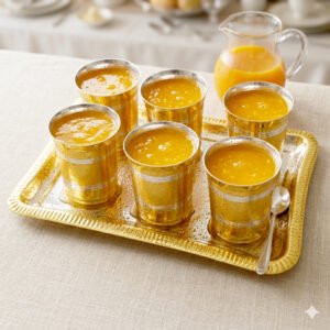 Tray/Glass Set-(Pack Of 7)-GT 69(GS)