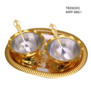 Tray/Bowl Set-(Pack Of 5)-TB 29(GS)