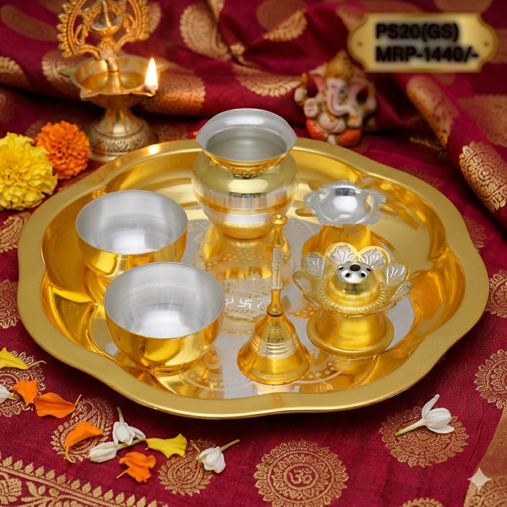 Pooja Set-(Pack Of 7)-PS 20(GS)
