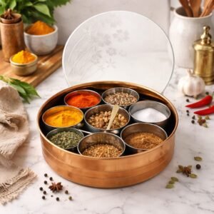 Masala Dabba Set-(Pack Of 9)-MD (RG)