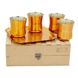 Tray/Tray Glass Set-(Pack Of 5)-GT 41(RG)