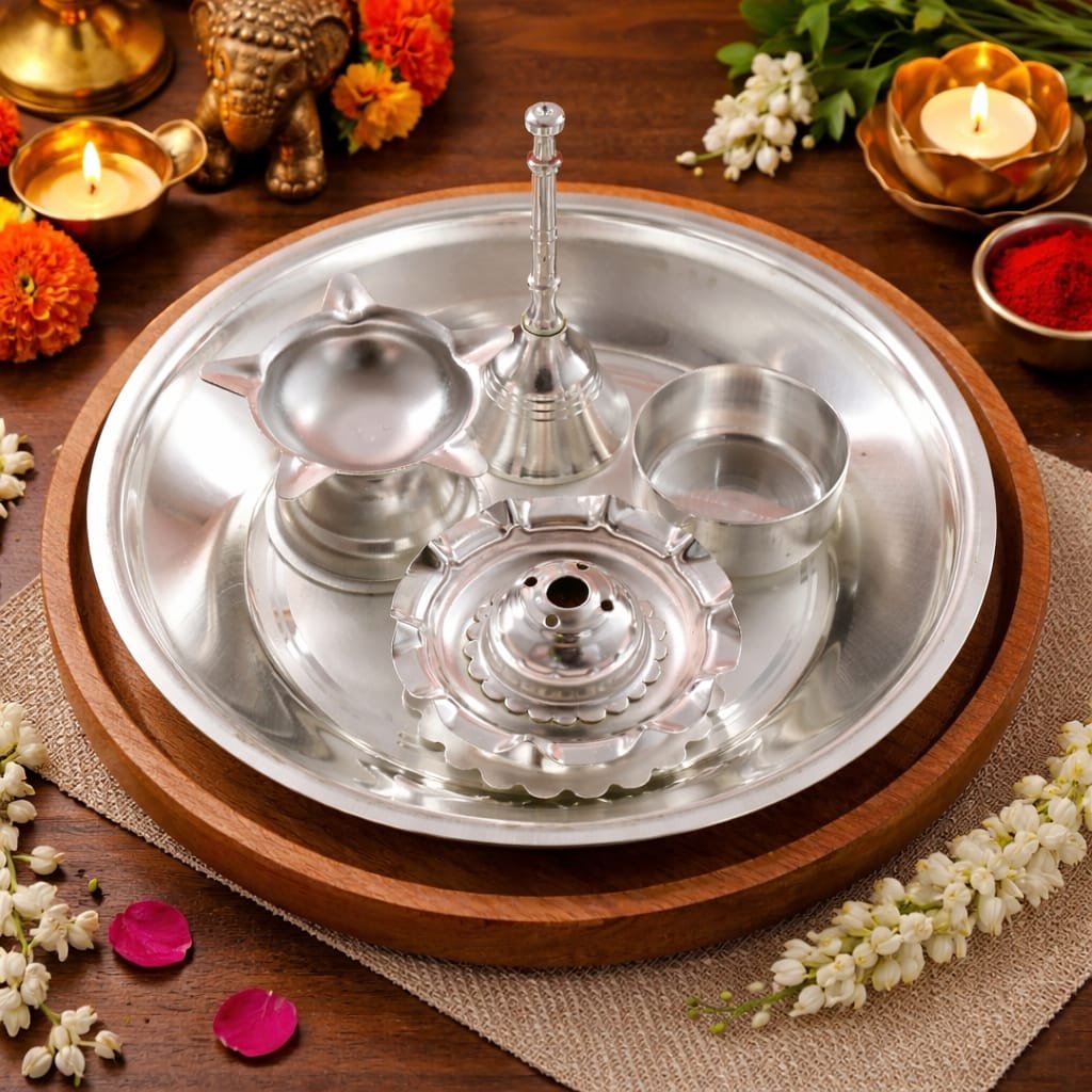 Pooja Set-(Pack Of 5)-PS 22