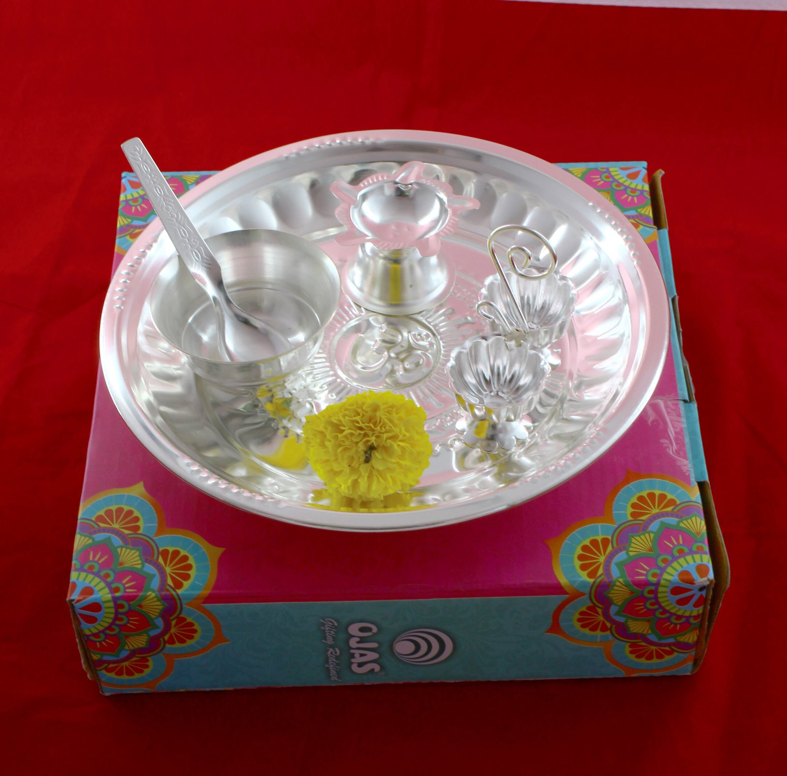 Pooja Set-Pack Of 6)-PS 21 - Image 4