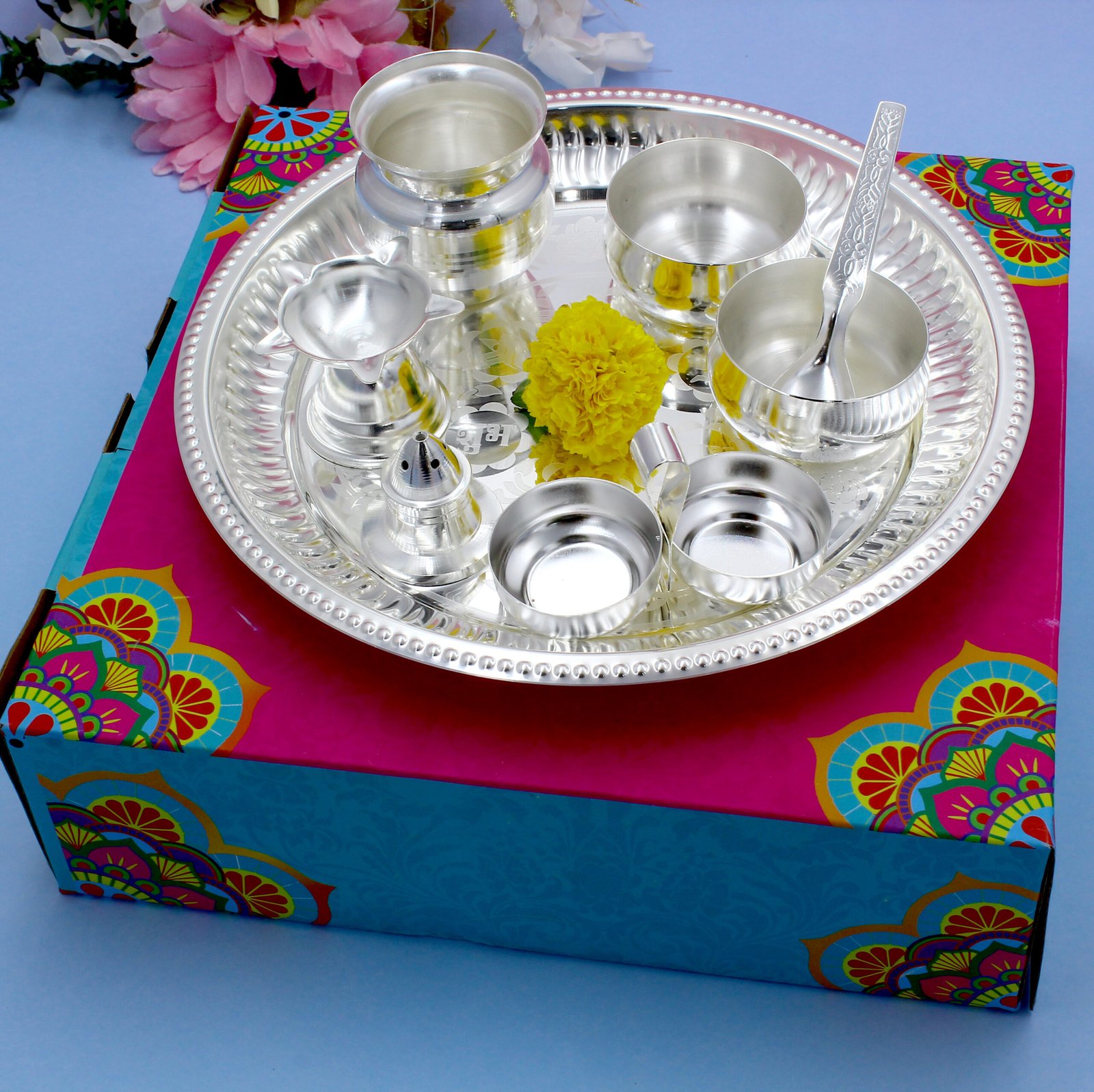 Pooja Set-(Pack Of 10)-PS 27 - Image 3