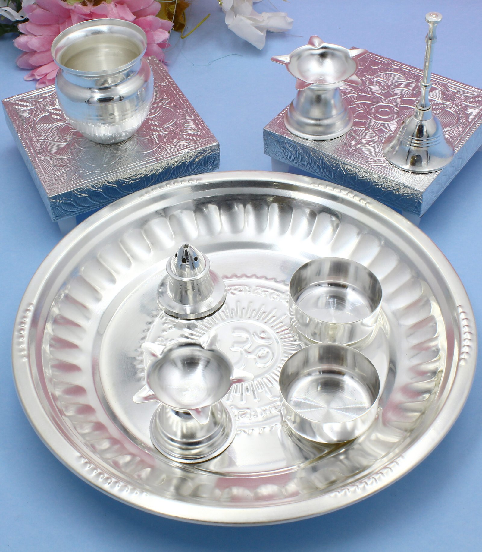 Pooja Set-(Pack Of 8)-PS 28 - Image 2