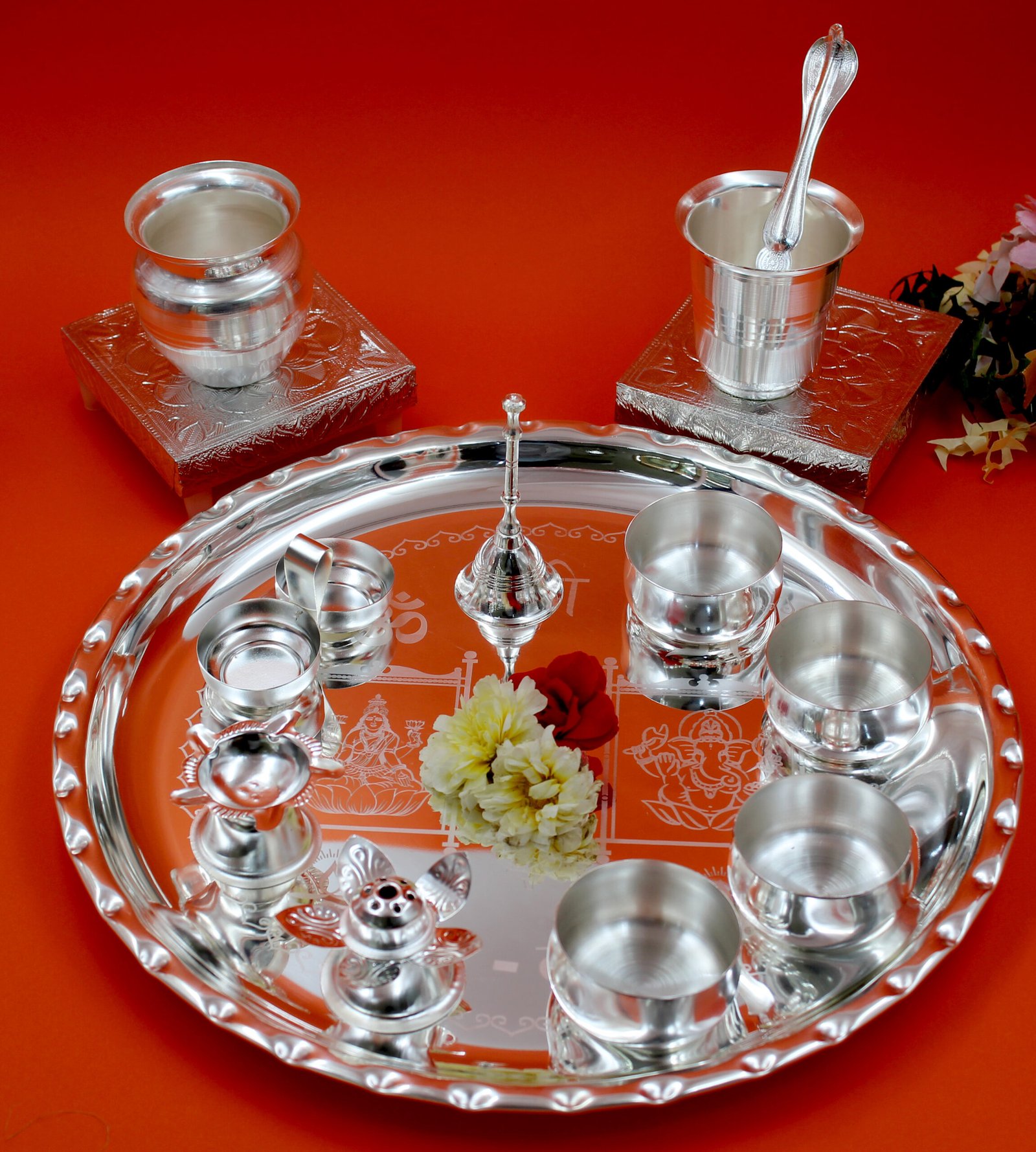 Pooja Set-(Pack Of 12)-PS 17 - Image 2
