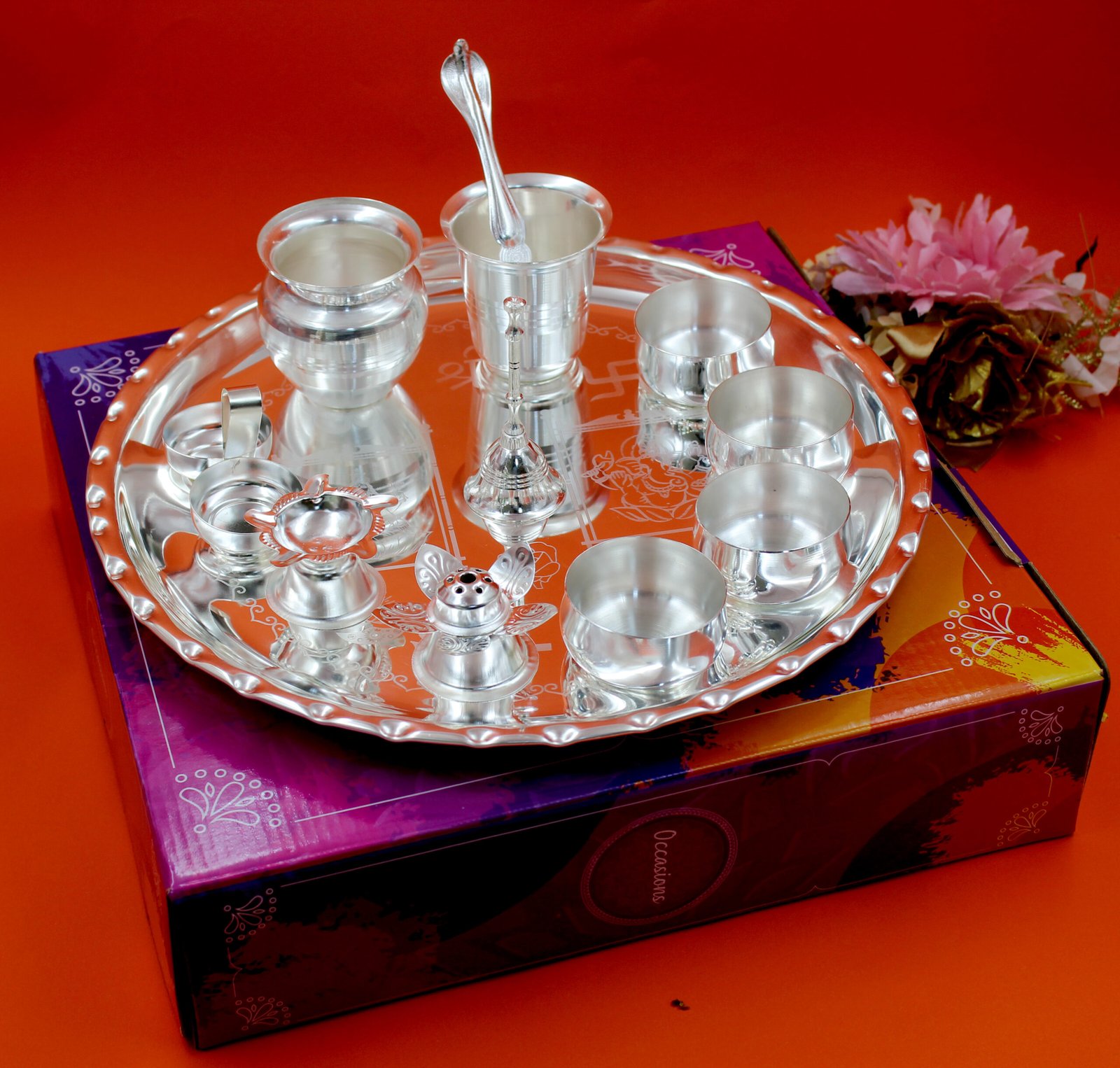 Pooja Set-(Pack Of 12)-PS 17 - Image 4