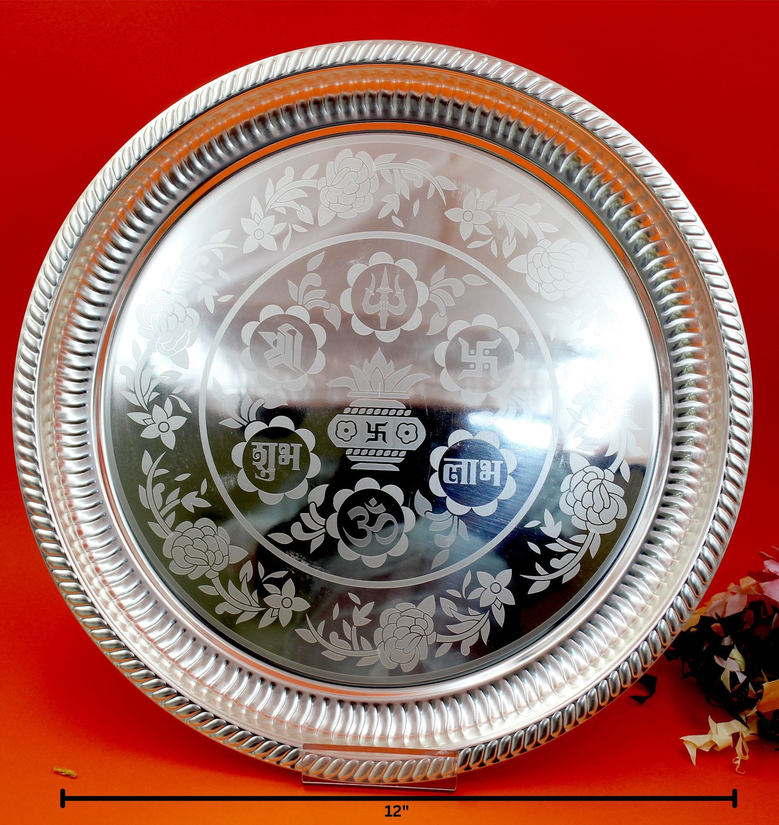 Pooja Set-Anti Tarnish-(Pack Of 12)-PS 19(A.T) - Image 3