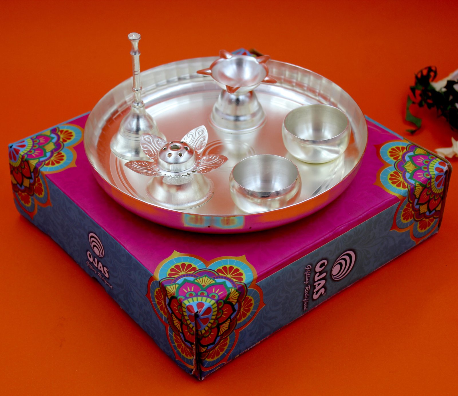 Pooja Set-Anti Tarnish-(Pack Of 6)-PS 20(A.T) - Image 4