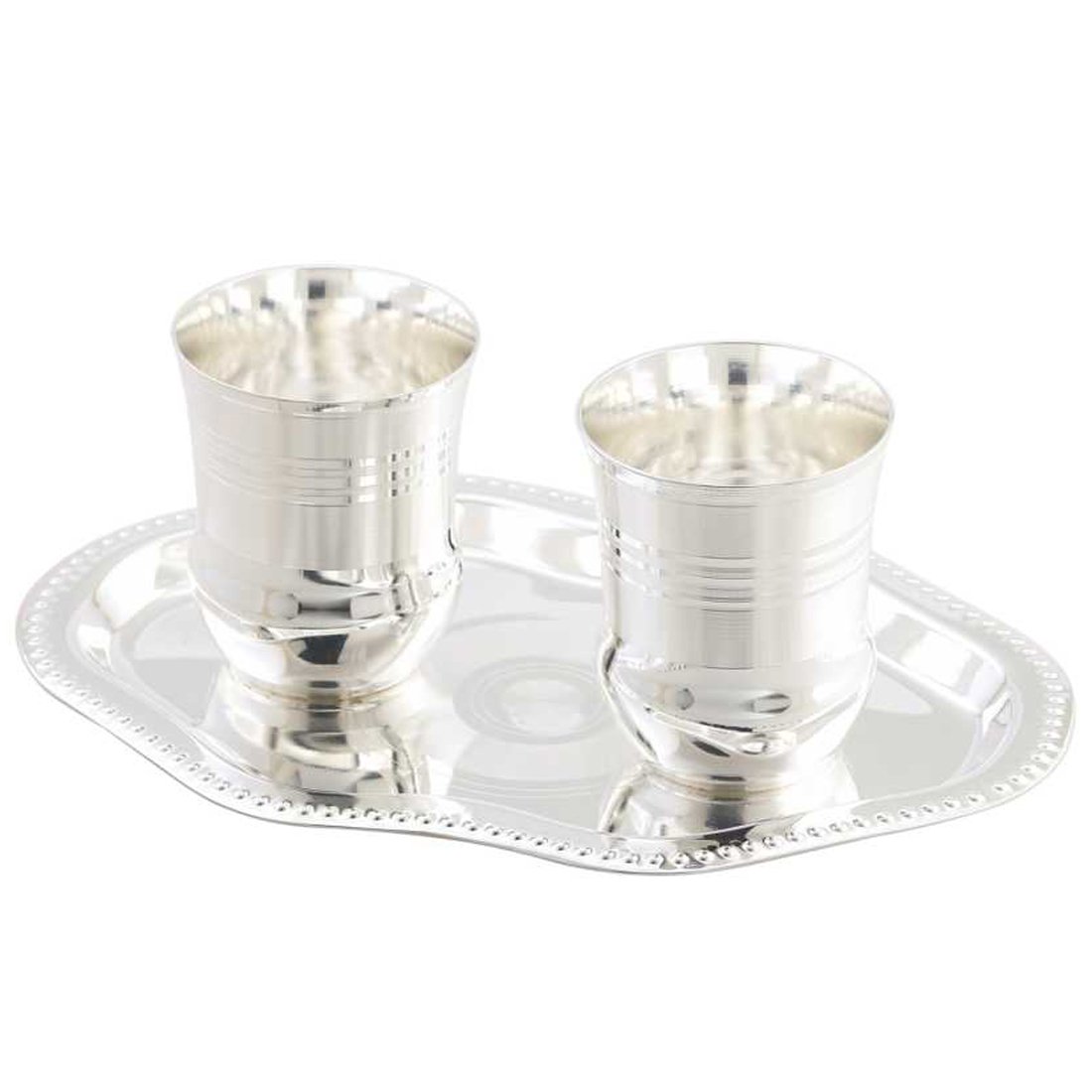 Tray/Glass Set-(Pack Of 3)-GT 26