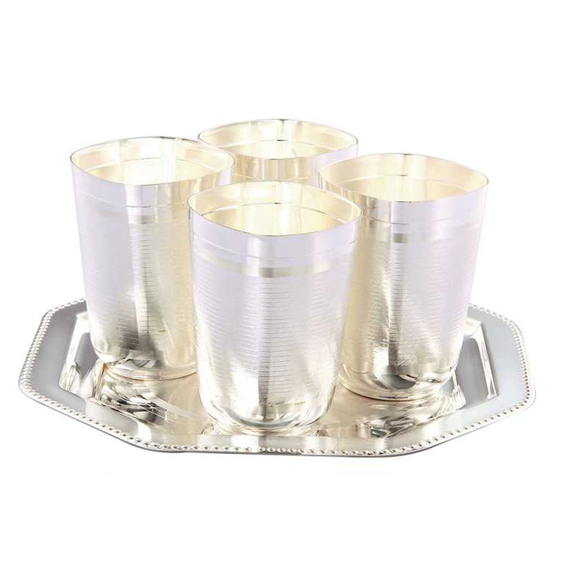 Tray/Glass Set-(Pack Of 5)-GT 49