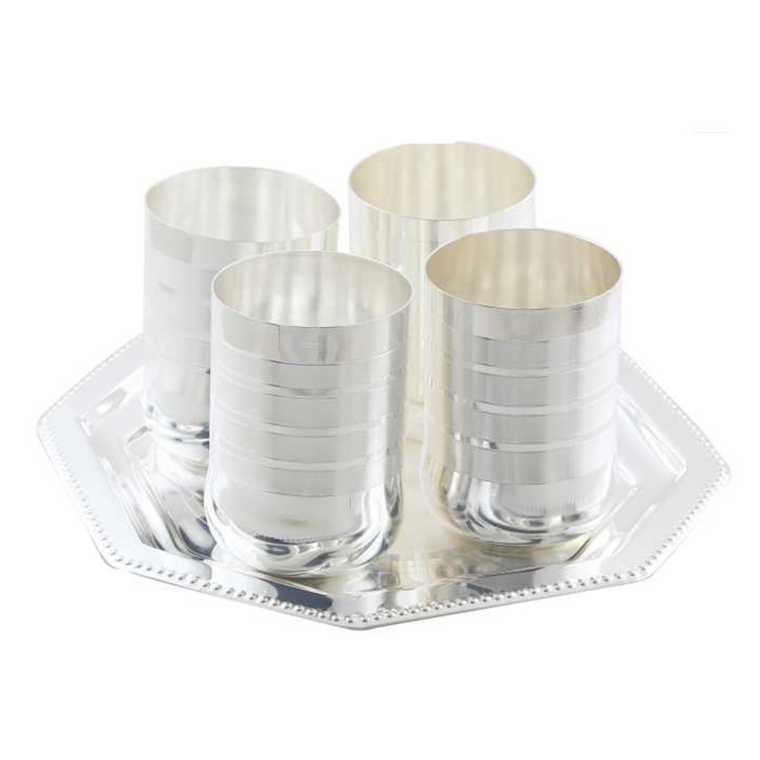 Tray/Glass Set-(Pack Of 5)-GT 50