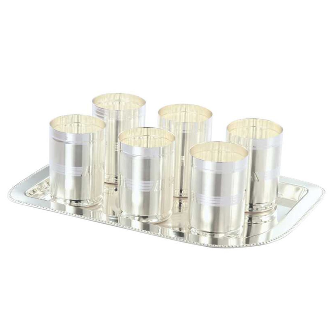 Tray/Glass Set-(Pack Of 7)-GT 66
