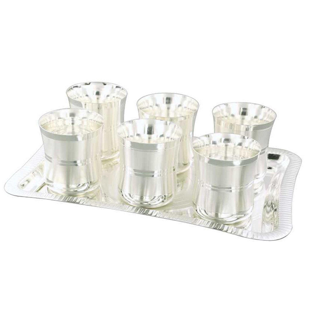Tray/Glass Set-(Pack Of 7)-GT 71
