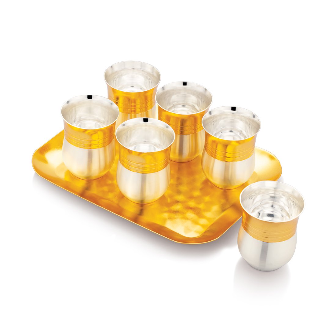 Tray/Glass Set-(Pack Of 7)-GT 63(GS)