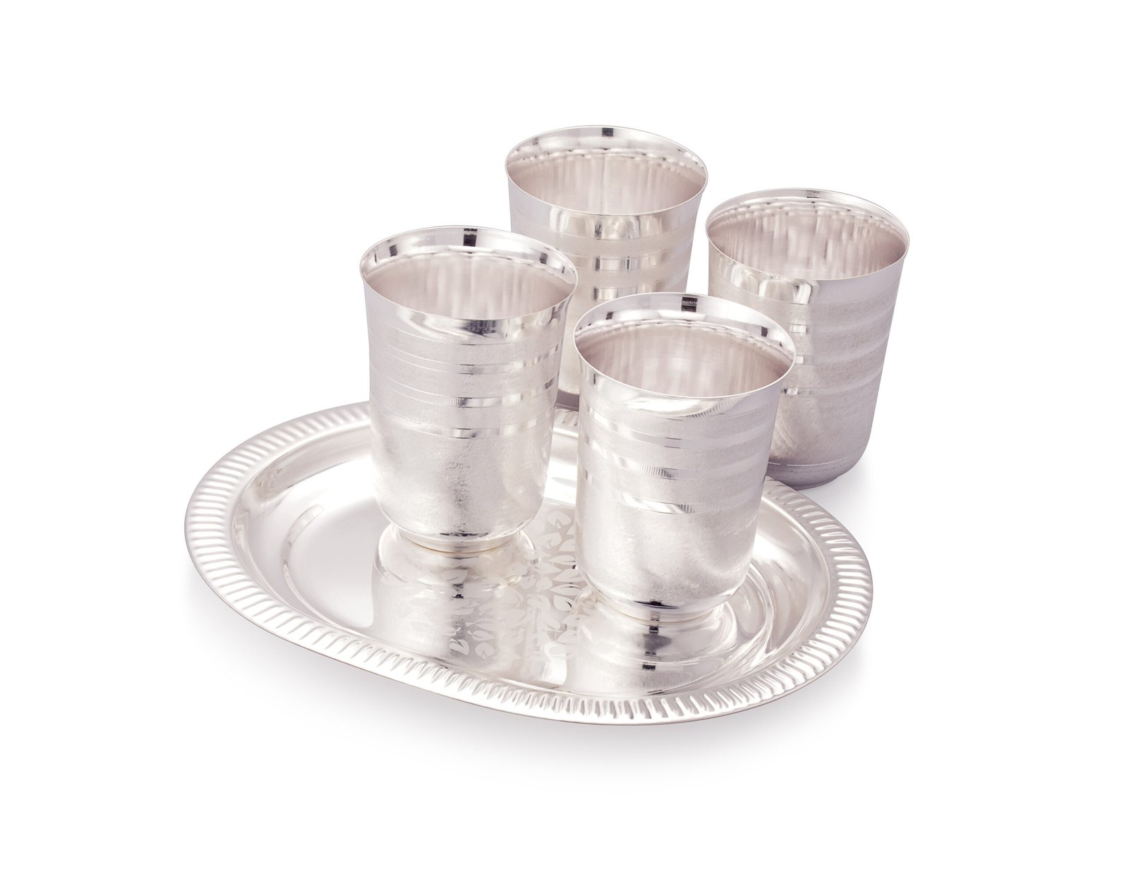 Tray/Glass Set-(Pack Of 5)-GT 46