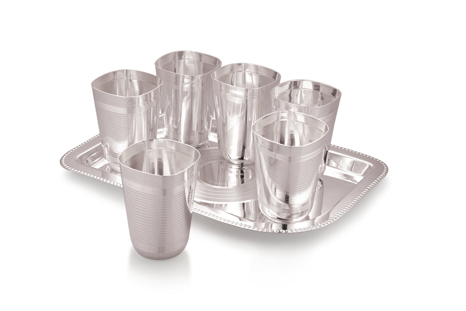 Tray/Glass Set-(Pack Of 7)-GT 69