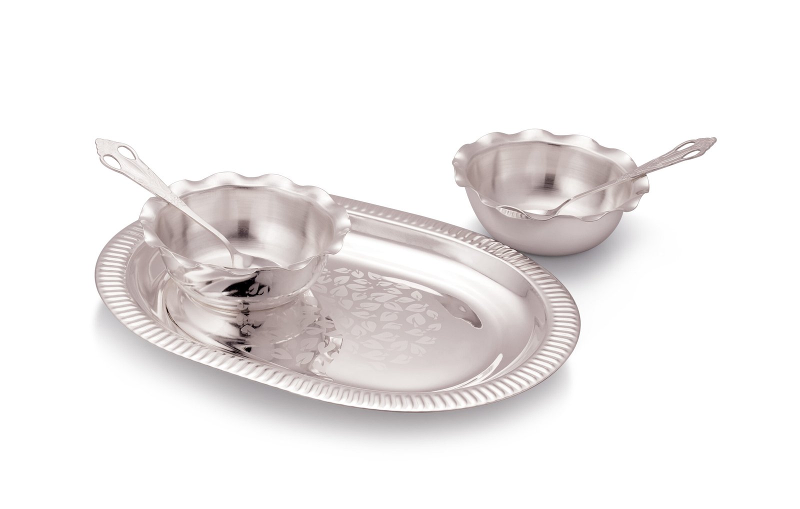 Tray/Bowl Set-(Pack Of 5)-TB 33