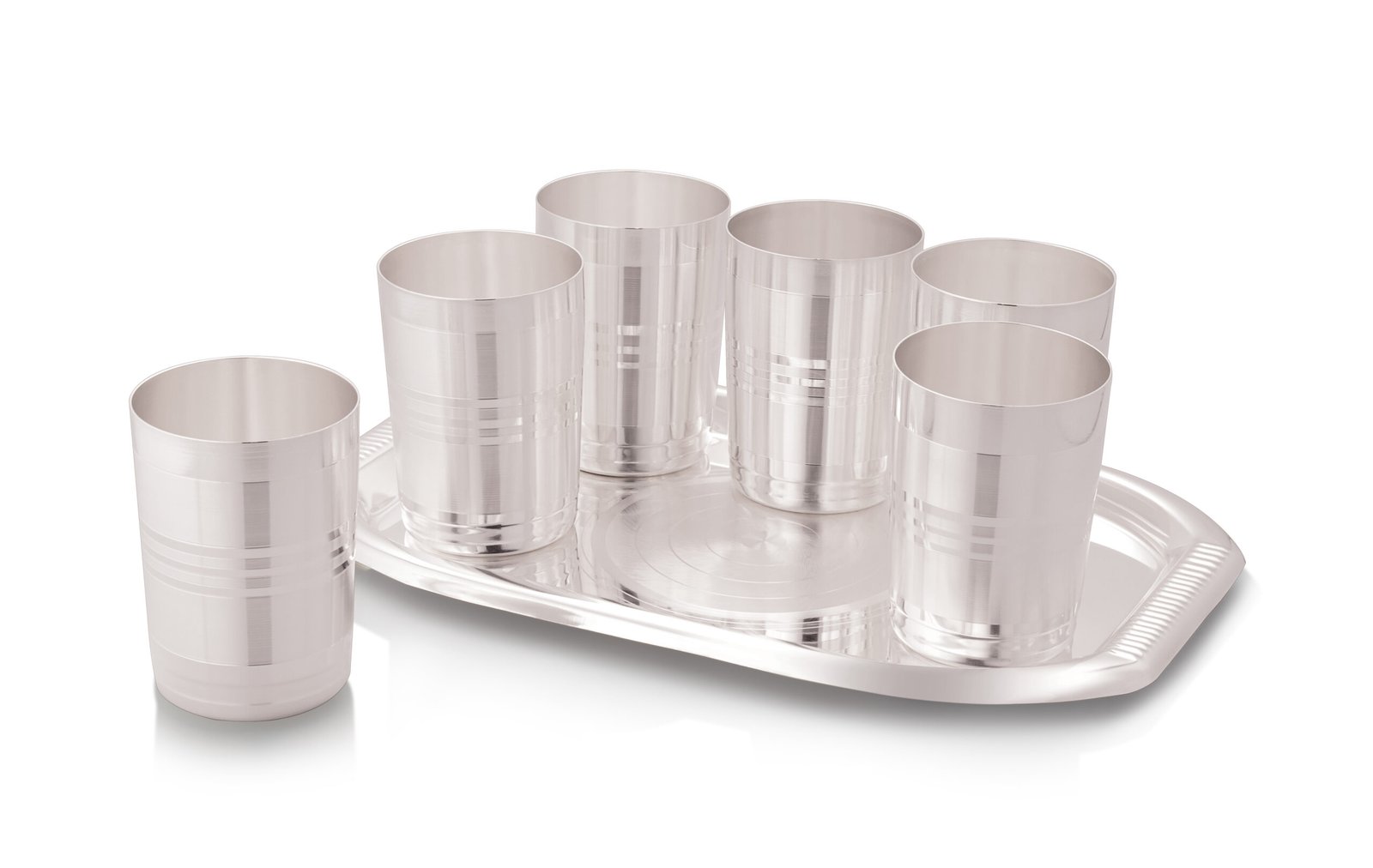 Tray/Glass Set-(Pack Of 7)-GT 63