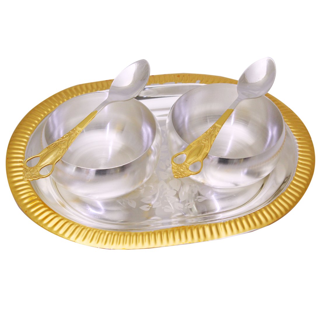 Tray/Bowl Set-(Pack Of 5)-TB 22(GS)