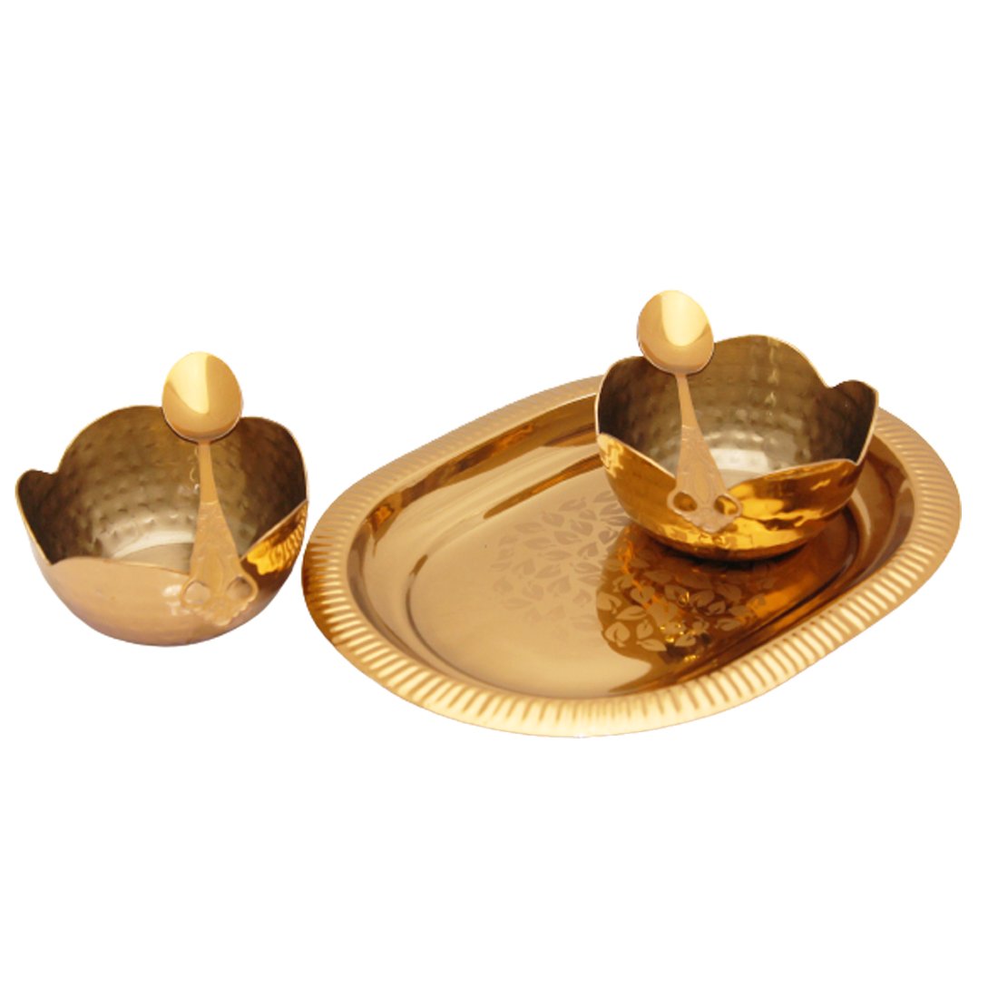Tray/Bowl Set-(Pack Of 5)-TB 23(RG)