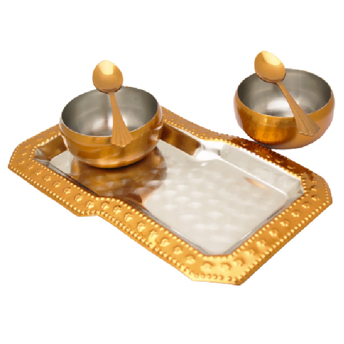 Tray/Bowl Set-(Pack Of 5)-TB 28(RG)