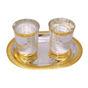 Tray/Glass Set-(Pack Of 3)-GT 31(GS)