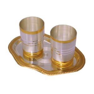 Tray/Glass Set-(Pack Of 3)-GT 32(GS)