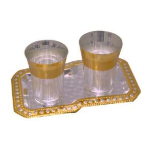 Tray/Glass Set-(Pack Of 3)-GT 33(GS)