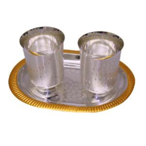 Tray/Glass Set-(Pack Of 3)-GT 34(GS)