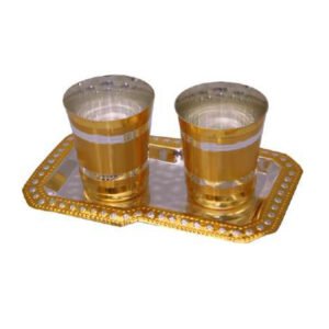 Tray/Glass Set-(Pack Of 3)-GT 35(GS)
