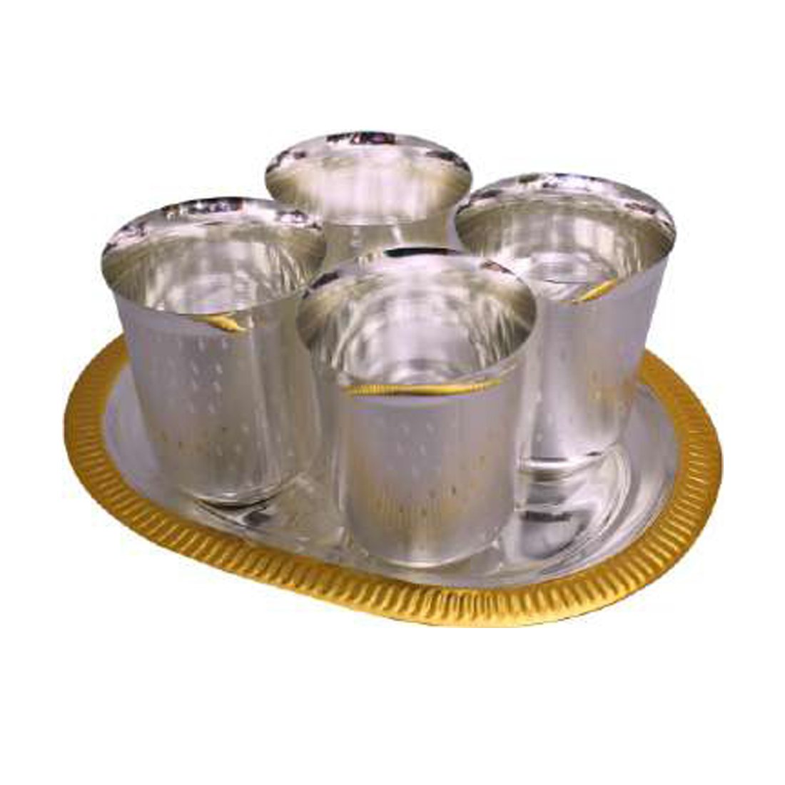 Tray/Glass Set-(Pack Of 5)-GT 42(GS)