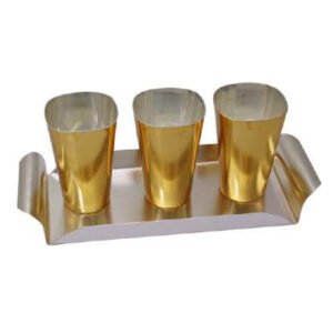 Tray/Glass Set-(Pack Of 4)-GT 46(GS)