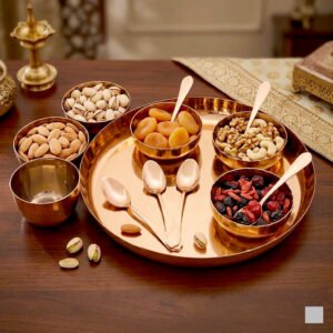 Dinner Set-Lotus snack set-(Pack Of 13)-DS 11(RG)