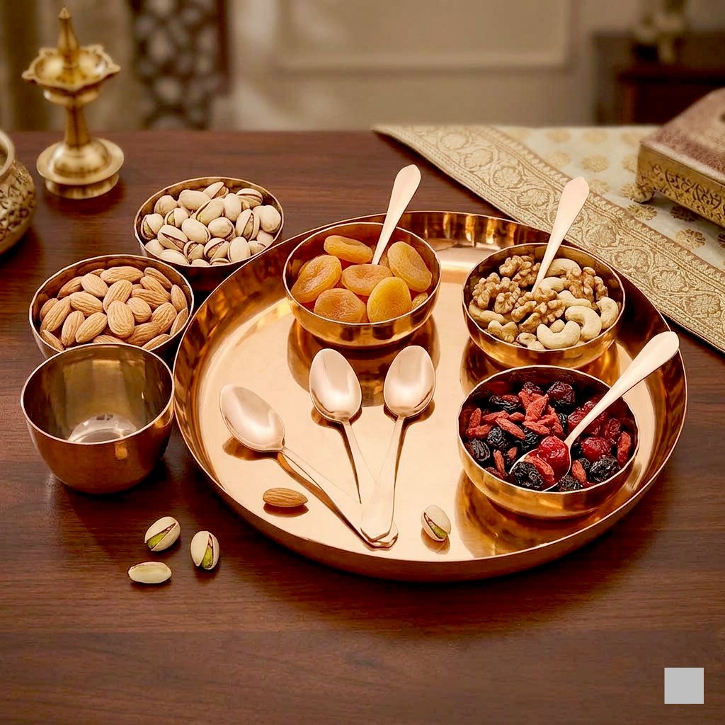 Dinner Set-Lotus snack set-(Pack Of 13)-DS 11(RG)