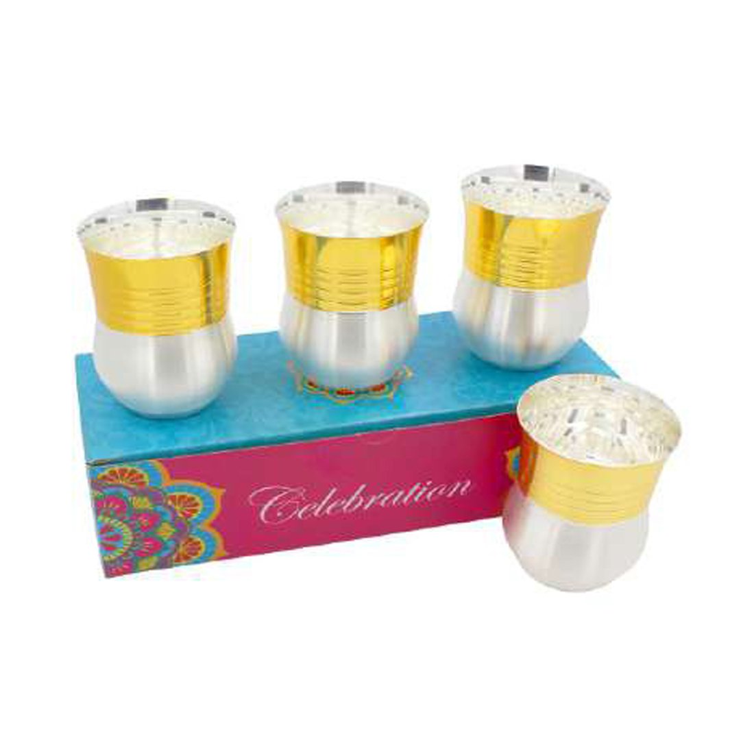 Set Of 4 Glass-(Pack Of 4)-S4FPG(B)(GS)