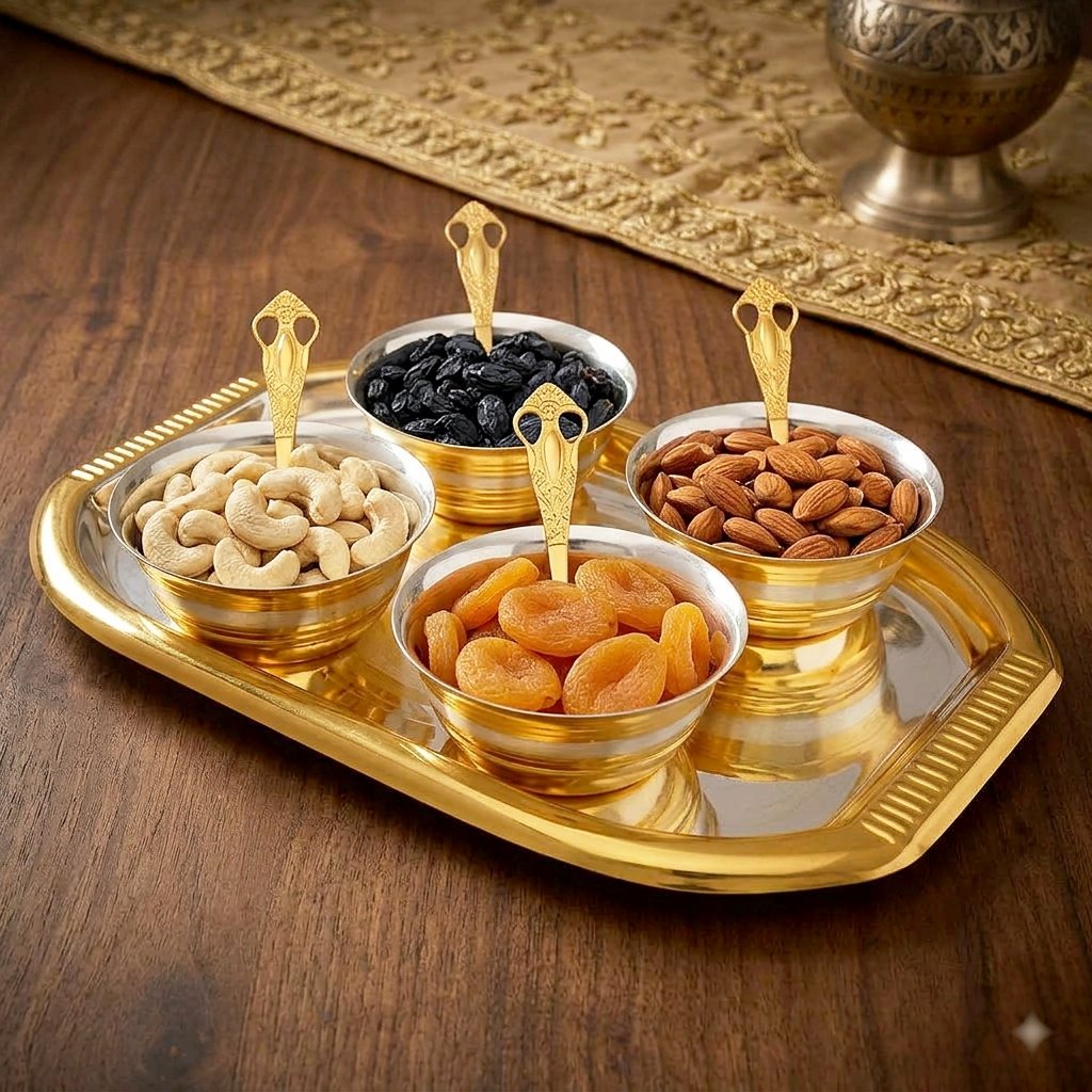 Tray/Bowl Set-(Pack Of 9)-TB 49(GS)