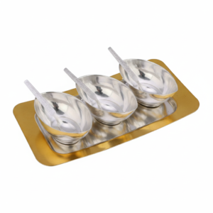 Tray/Bowl Set-(Pack Of 7)-TB 24(GS)